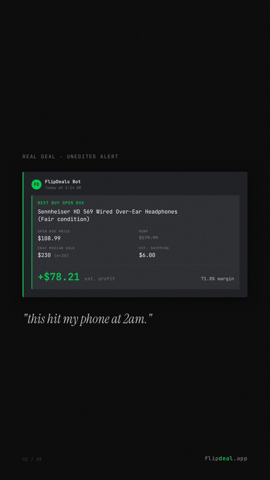 Slide 02 — Proof Deal 1