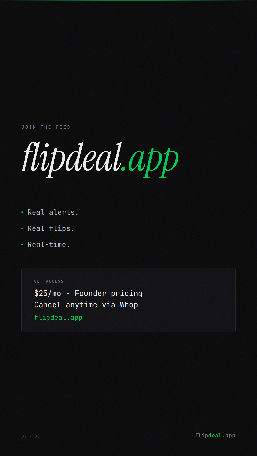 Slide 08 — CTA